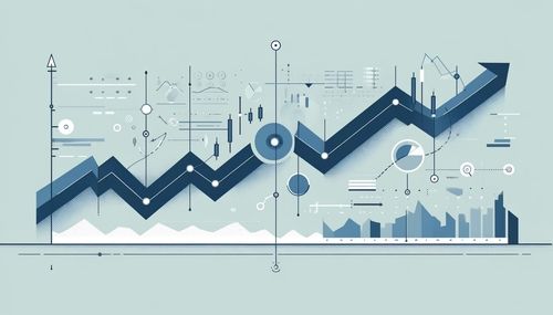 상승세 시장(일러스트) 