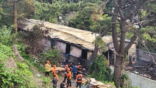 부산 사하구 공장서 화재