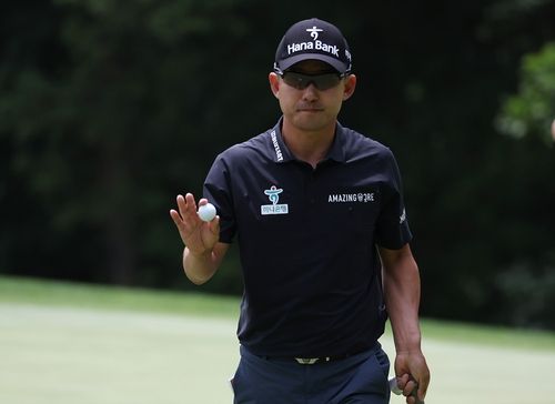 한승수의 최종 라운드 경기 모습