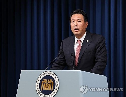 한중·한일 회담 성과 브리핑하는 김태효 국가안보실 제1차장