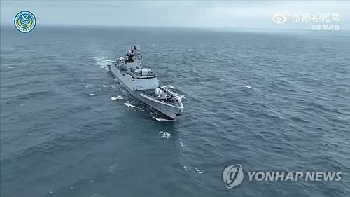 중국군 '대만 포위 훈련'