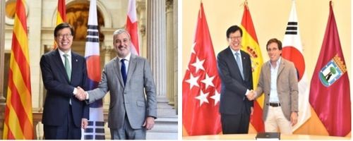 박형준 시장, 스페인 방문