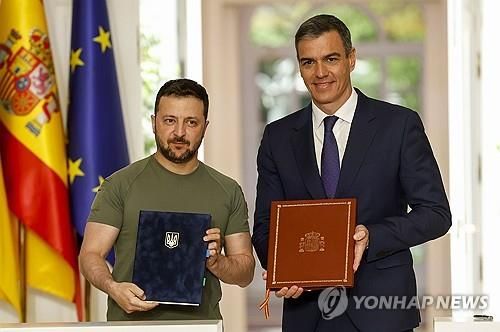 양자 안보 협정 맺은 우크라-스페인