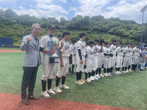 전국소년체전 우승한 광주 동성중 야구팀