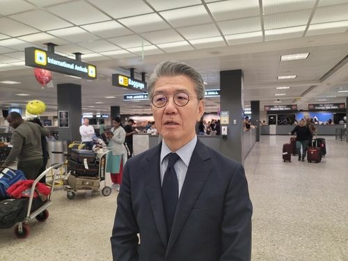 한미일 협의차 미국 입국한 김홍균 외교 1차관