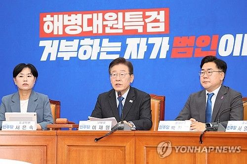 발언하는 이재명 대표