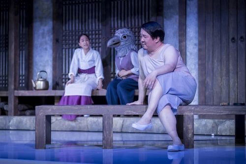 연극 '활화산' 공연 장면