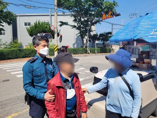 치매 어르신 찾은 요구르트 배달원