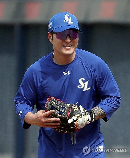 밝은 표정의 박병호