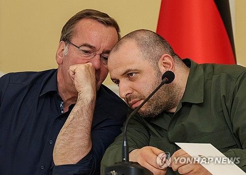 독일과 우크라이나 국방장관