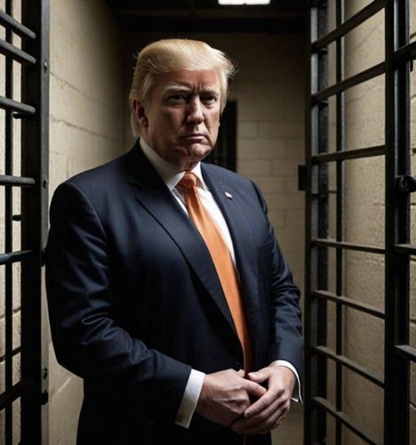 트럼프 전 대통령 딥페이크 사진