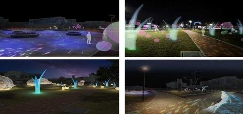 오시리아 관광단지 빛 조명 구상
