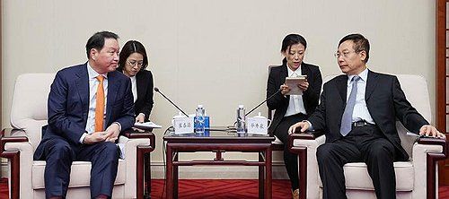 최태원 회장, CCIEE와 한중 경제협력 확대 방안 간담회