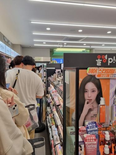 제주 함덕해수욕장 앞 올리브영 매장