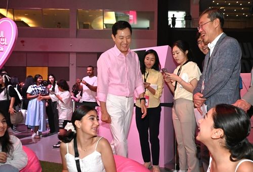 '서울마이소울 인 두바이' 행사장을 찾은 오세훈 서울시장