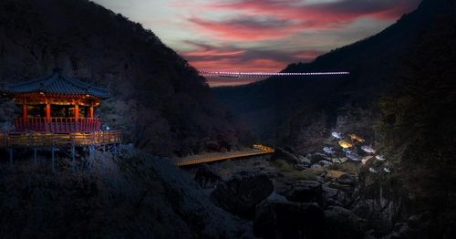  운일안반일암 경관조명 상상도