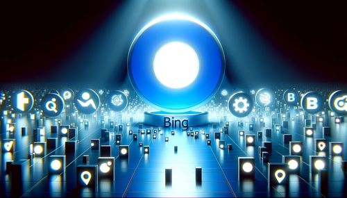 AI 앱 '빙'의 독주(일러스트) 