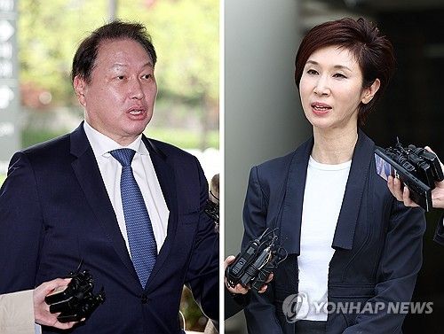 "최태원, 노소영에 1조3천808억 현금으로 재산분할"…역대 최대