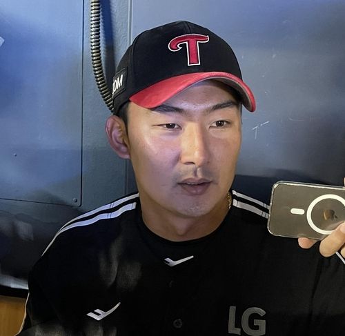 수비로 승리에 힘을 보탠 LG 김민수