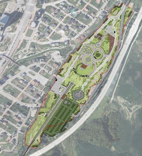 반곡역사 공원 조성사업 조감도