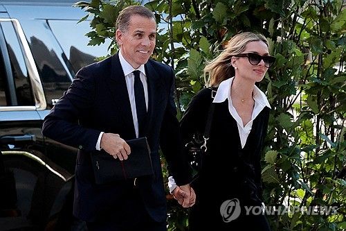 헌터 바이든과 부인 멜리사 코언 바이든