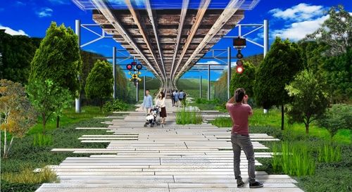 반곡역사 공원 조성사업 조감도