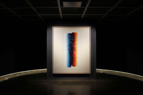 서울미술관 소장품전 '나는 잘 지내고 있습니다'에 출품된 이우환의 '대화' 전시 모습. [서울미술관 제공. 재판매 및 DB 금지]