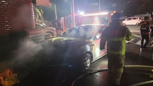 지난 11일 제주시 연동 방화 사건 현장