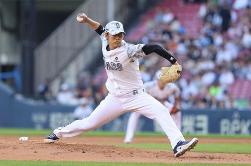 두산 선발 최원준