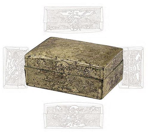 수구다라니가 담겨 있던 금동 경합