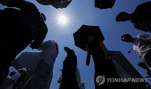 이른 불볕더위, 작열하는 태양