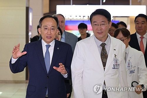 보라매병원 찾은 추경호 원내대표