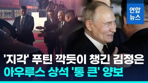 [영상] '지각' 푸틴 깍듯이 챙긴 김정은…아우루스 상석 '통 큰' 양보 - 2