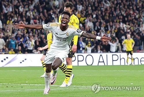 우승 쐐기골 넣은 비니시우스
