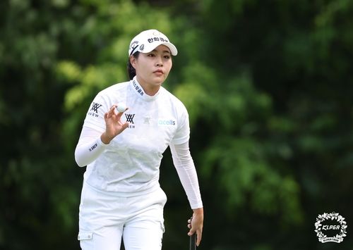 성유진의 3라운드 경기 모습