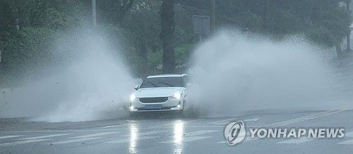 폭우 쏟아지는 제주