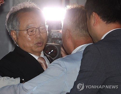 출소한 오거돈 전 부산시장