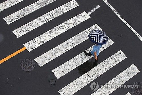 장맛비 쏟아지는 제주