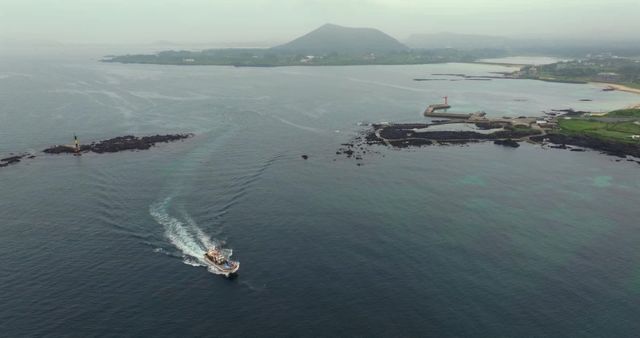 제주 하도리 해상 기름띠