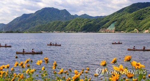 춘천 의암호 카누