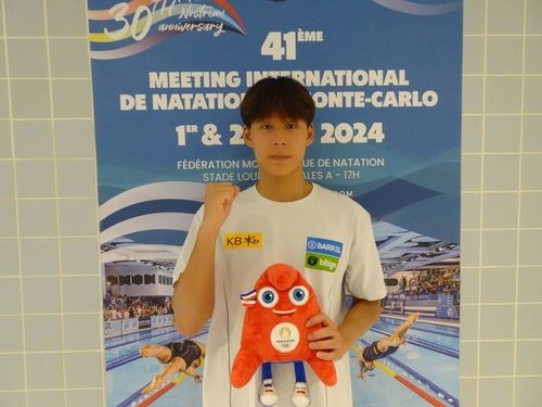 파리 올림픽 수영 남자 계영 800ｍ 멤버 김영현 