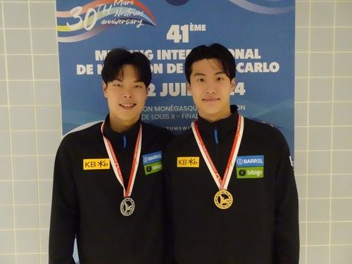 황선우·이호준, 마레 노스트럼 모나코 자유형 200ｍ 1·2위