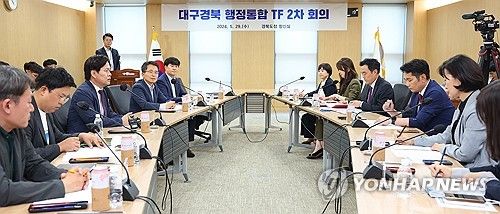 대구·경북 행정통합 TF 2차 회의