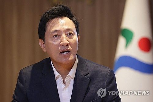 오세훈 서울시장, 연합뉴스 인터뷰