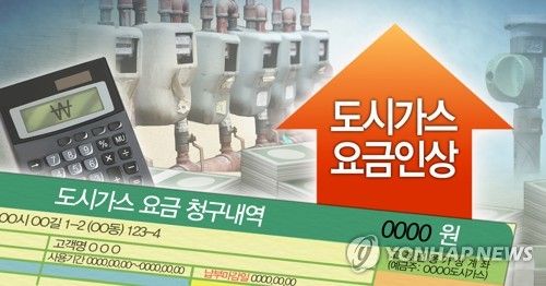 도시가스요금 인상 (PG)
