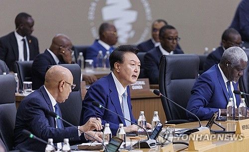 [한-아프리카 정상회의] 한·아프리카 정상회의 개회사 하는 윤석열 대통령