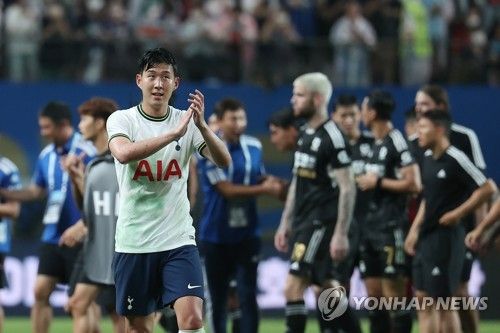 2022년 쿠팡플레이 시리즈 토트넘-팀 K리그 경기의 손흥민