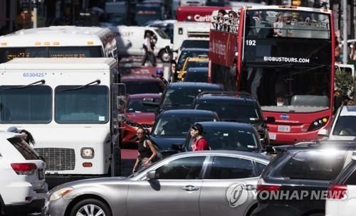 뉴욕 맨해튼 교통체증