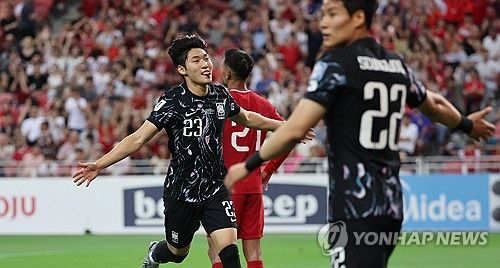 A매치 데뷔전에서 골 넣은 배준호