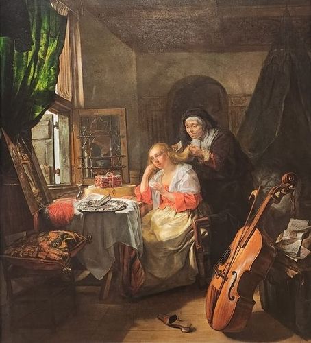 '단장하는 여인'